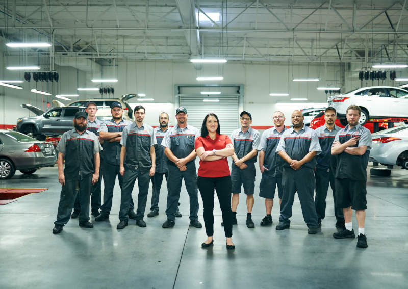 Lakeland Toyota auto service team.